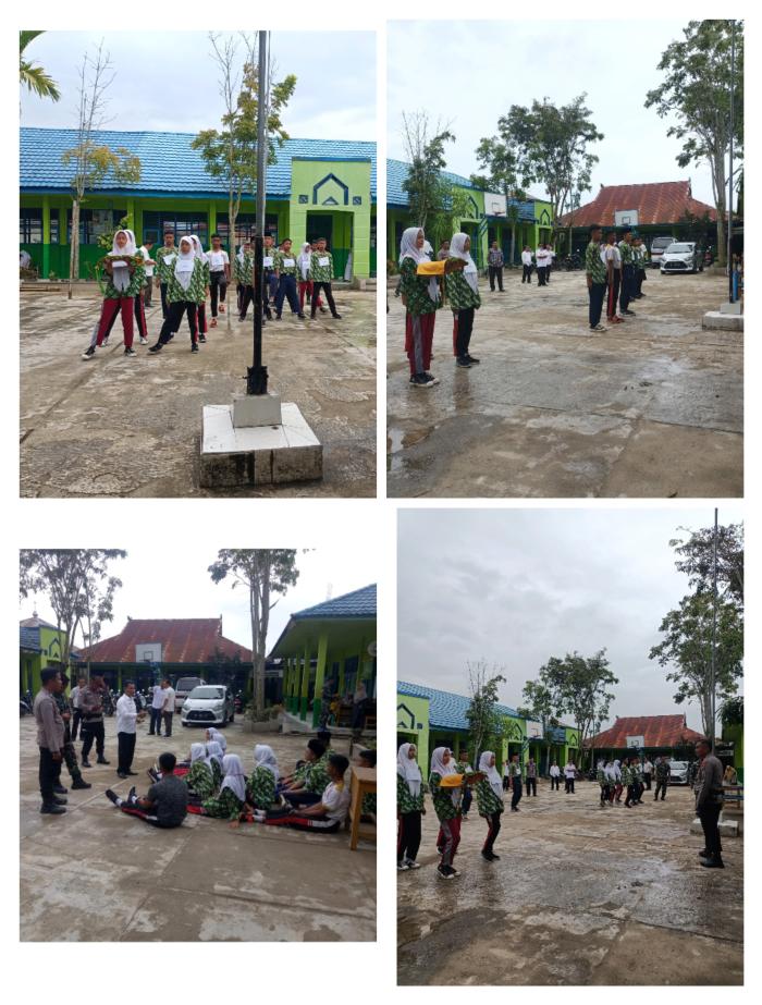 MTsN 2 KOTA SUNGAI PENUH MENJADI TUAN RUMAH DAN PETUGAS PELAKSANAAN UPACARA PENGIBARAN BENDERA HUT RI KE-78 TAHUN 2023 DI KECAMATAN HAMPARAN RAWANG