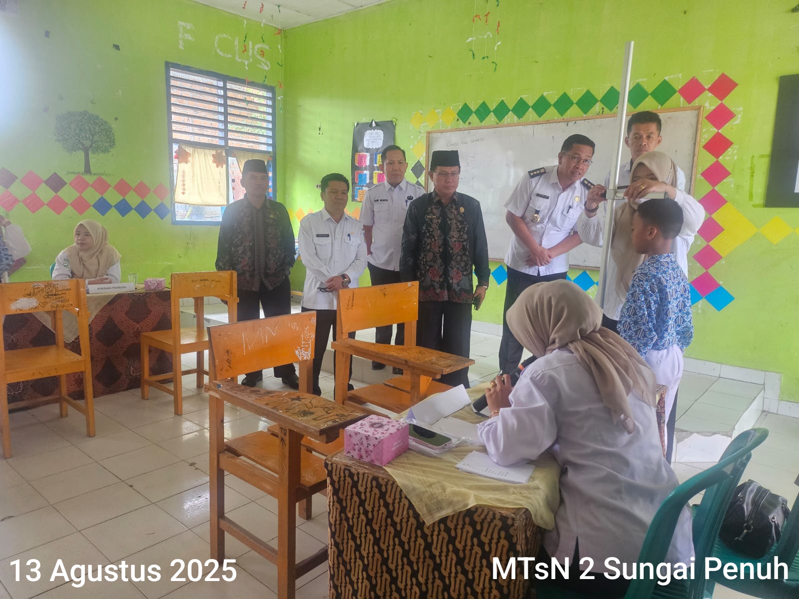 Pemeriksaan Kesehatan Gratis bagi Siswa/i MTsN 2 Sungai Penuh, Hasil Kolaborasi Pemkot dan Madrasah 