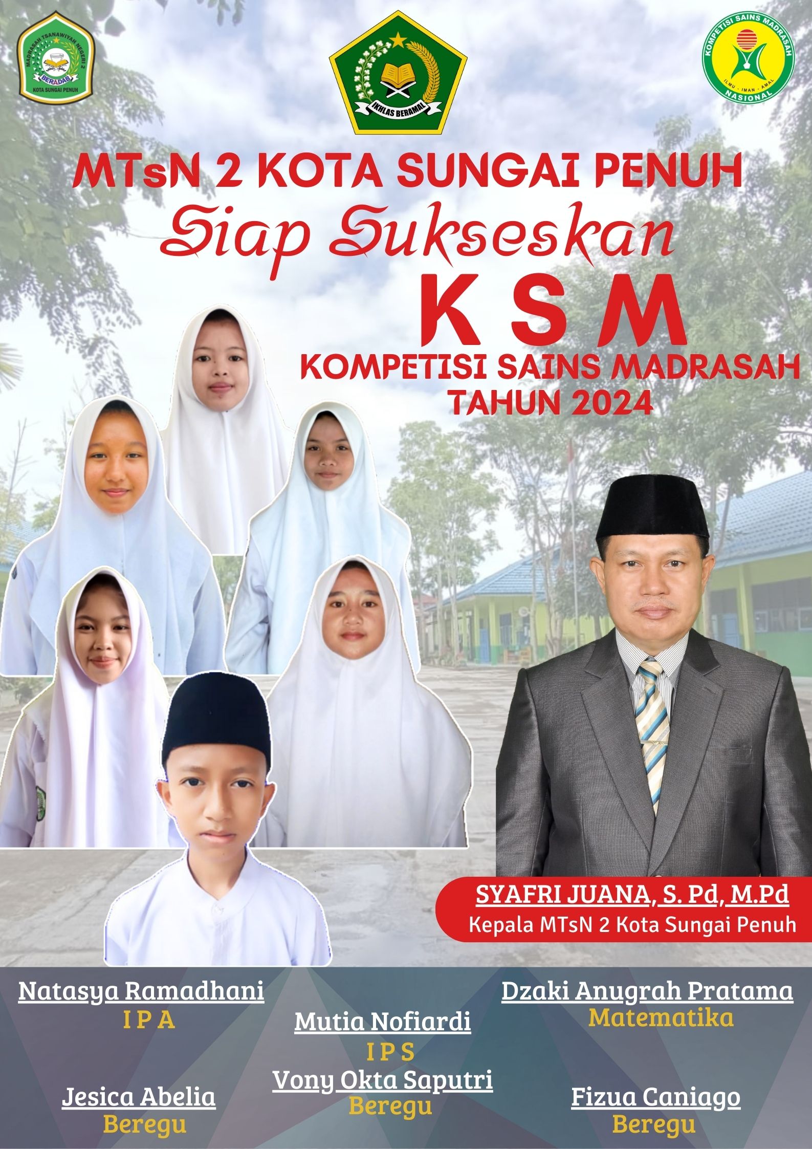 MTsN 2 KOTA SUNGAI PENUH IKUTI KSM TINGKAT KOTA SUNGAI PENUH TAHUN 2024