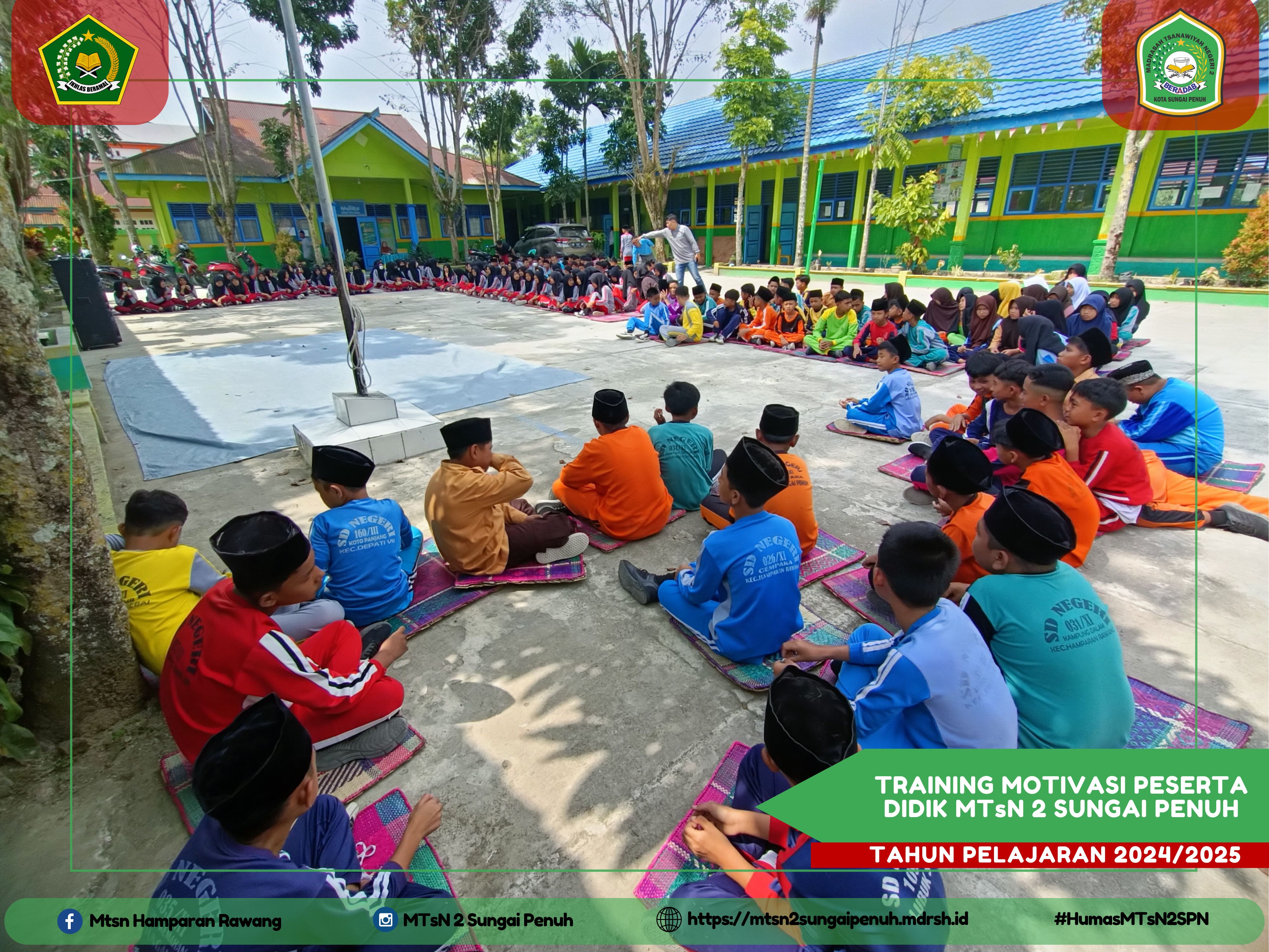 Training Motivasi Belajar, Charge Semangat Belajar Siswa MTsN 2 Sungai Penuh