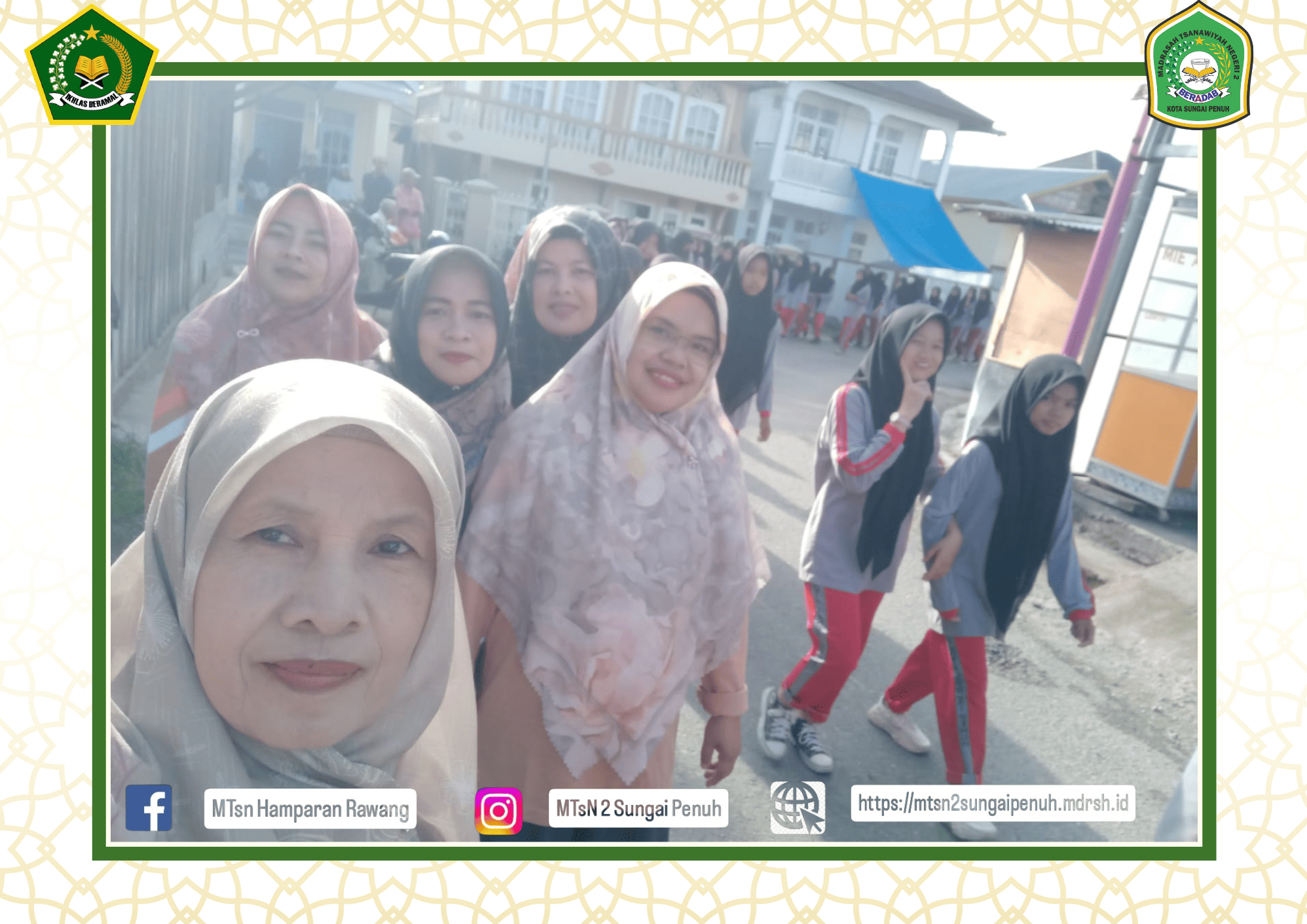 MTsN 2 KOTA SUNGAI PENUH AWALI SABTU PAGI DENGAN JALAN SANTAI SERENTAK