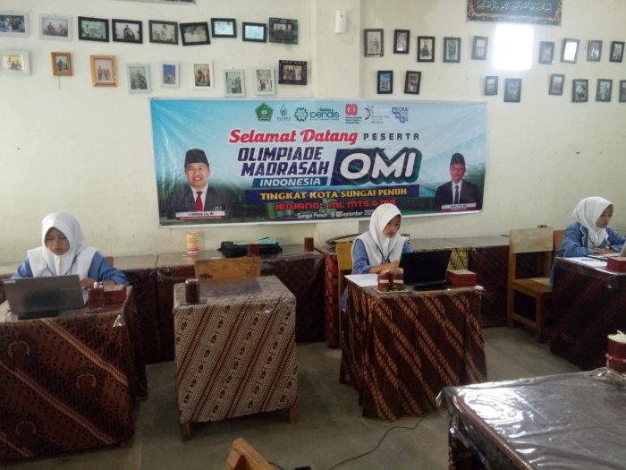 Tim  MTsN 2 Sungai Penuh Siap Ikuti Olimpiade Madrasah Indonesia