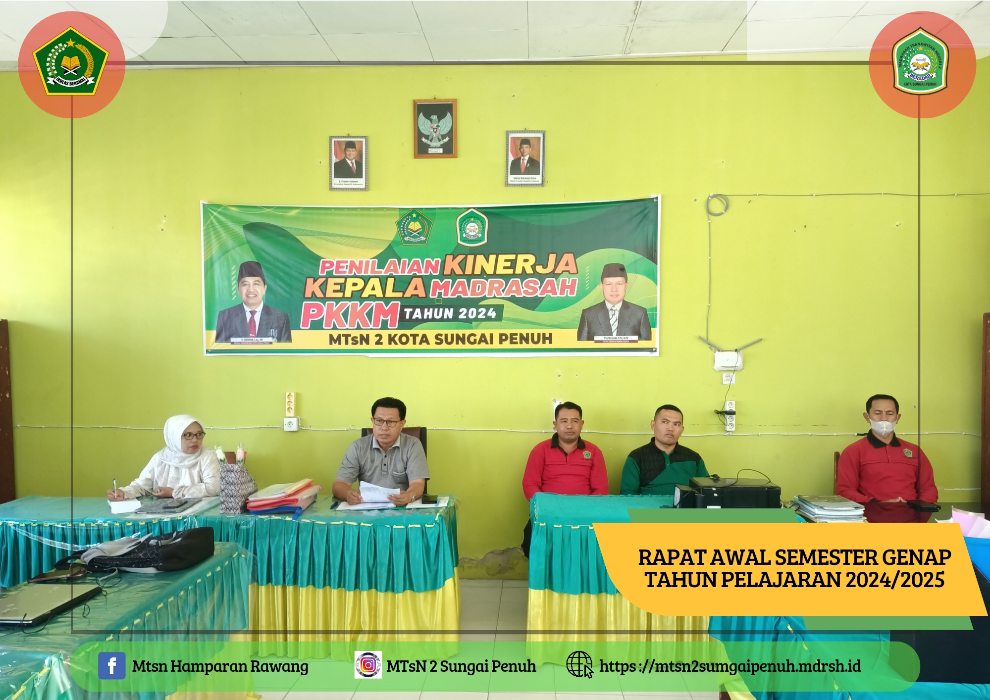 RAPAT AWAL SEMESTER GENAP TAHUN PELAJARAN 2024/2025