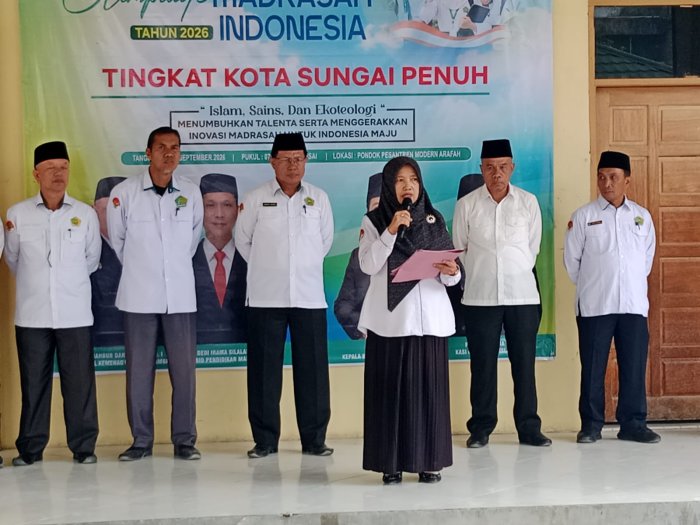 Kepala MTsN 2 Sungai Penuh Hadiri Pembukaan OMI 2026, Bentuk Dukungan Semangat Prestasi Akademik Siswa Kepala MTsN 2 Sungai Penuh Hadiri Pembukaan OMI 2026, Bentuk Dukungan Semangat Prestasi Akademik Siswa