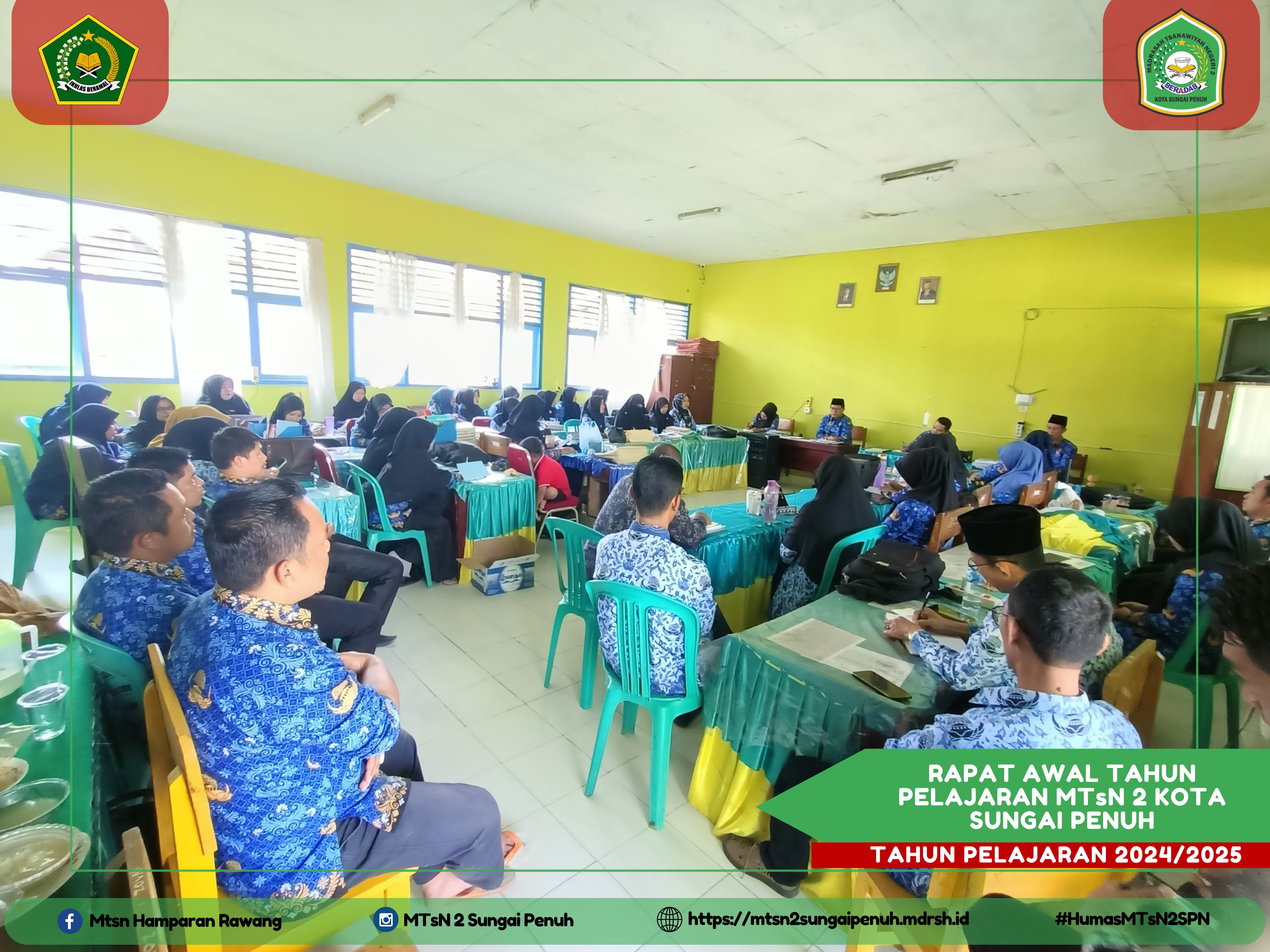 RAPAT AWAL TAHUN PELAJARAN 2024/2025 DI MTsN 2 KOTA SUNGAI PENUH