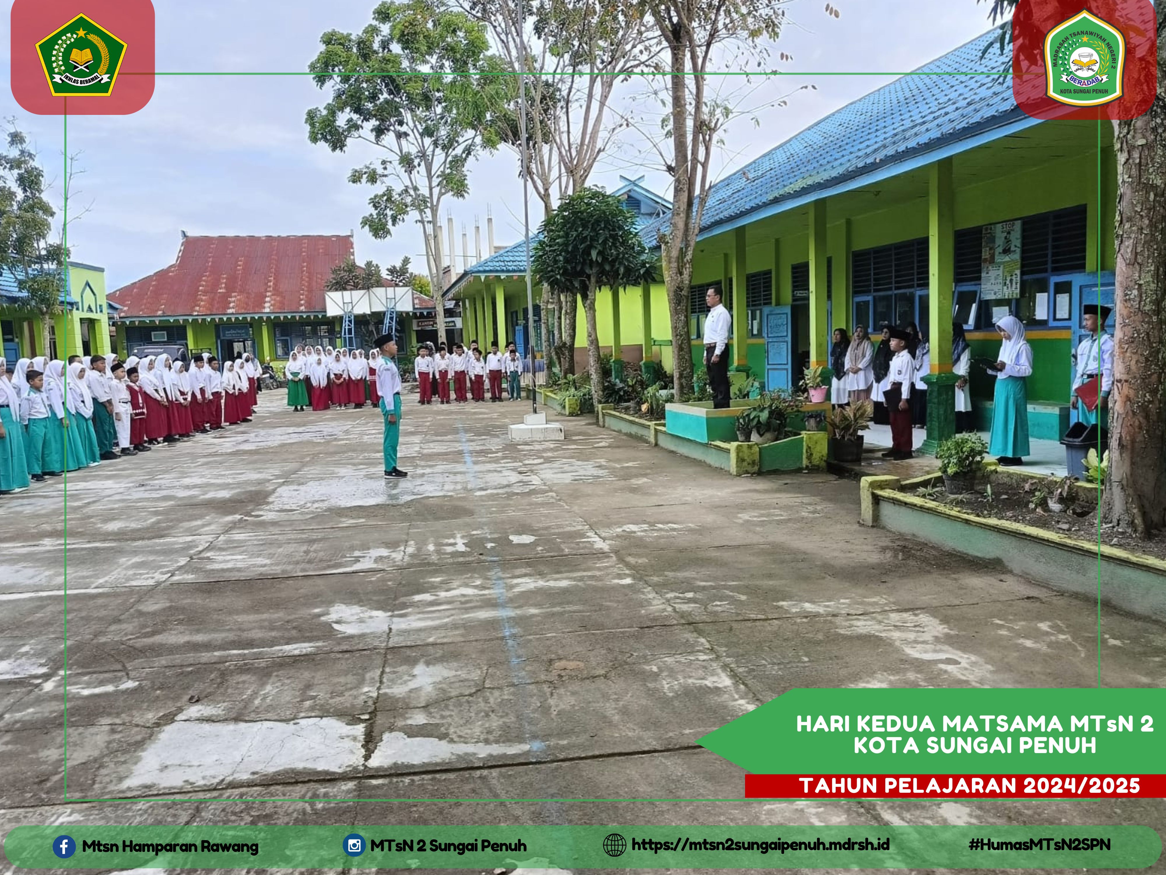 HARI KEDUA PELAKSANAAN KEGIATAN MATSAMA DI MTsN 2 KOTA SUNGAI PENUH