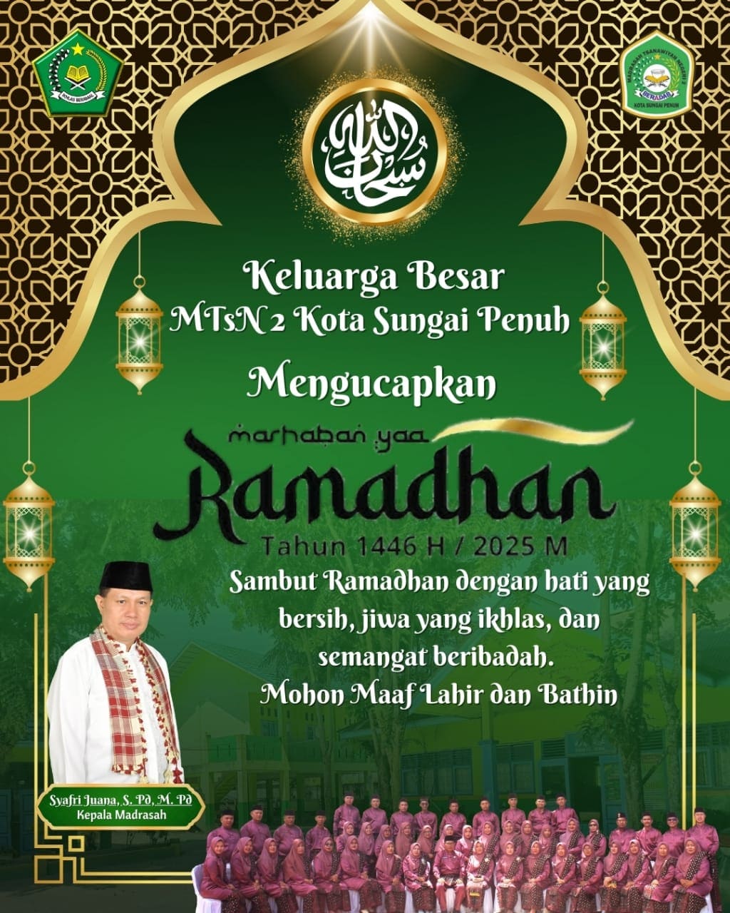Pembukaan dan Kegiatan Pembinaan Bulan Suci Ramadhan 1446 H / 2025 M