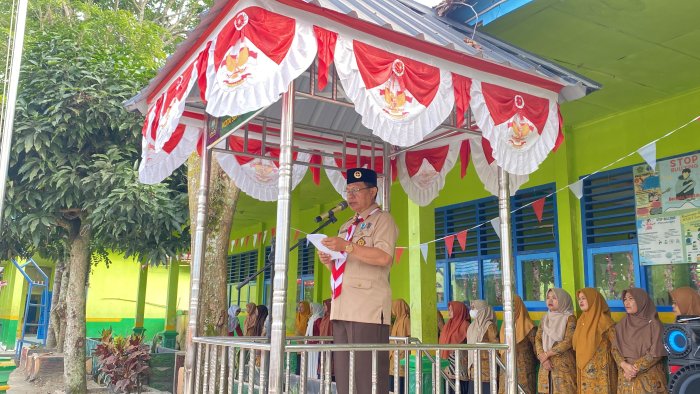 Semangat Hari Pramuka ke-65, MTsN 2 Sungai Penuh Mantapkan Langkah Bentuk Generasi Tangguh